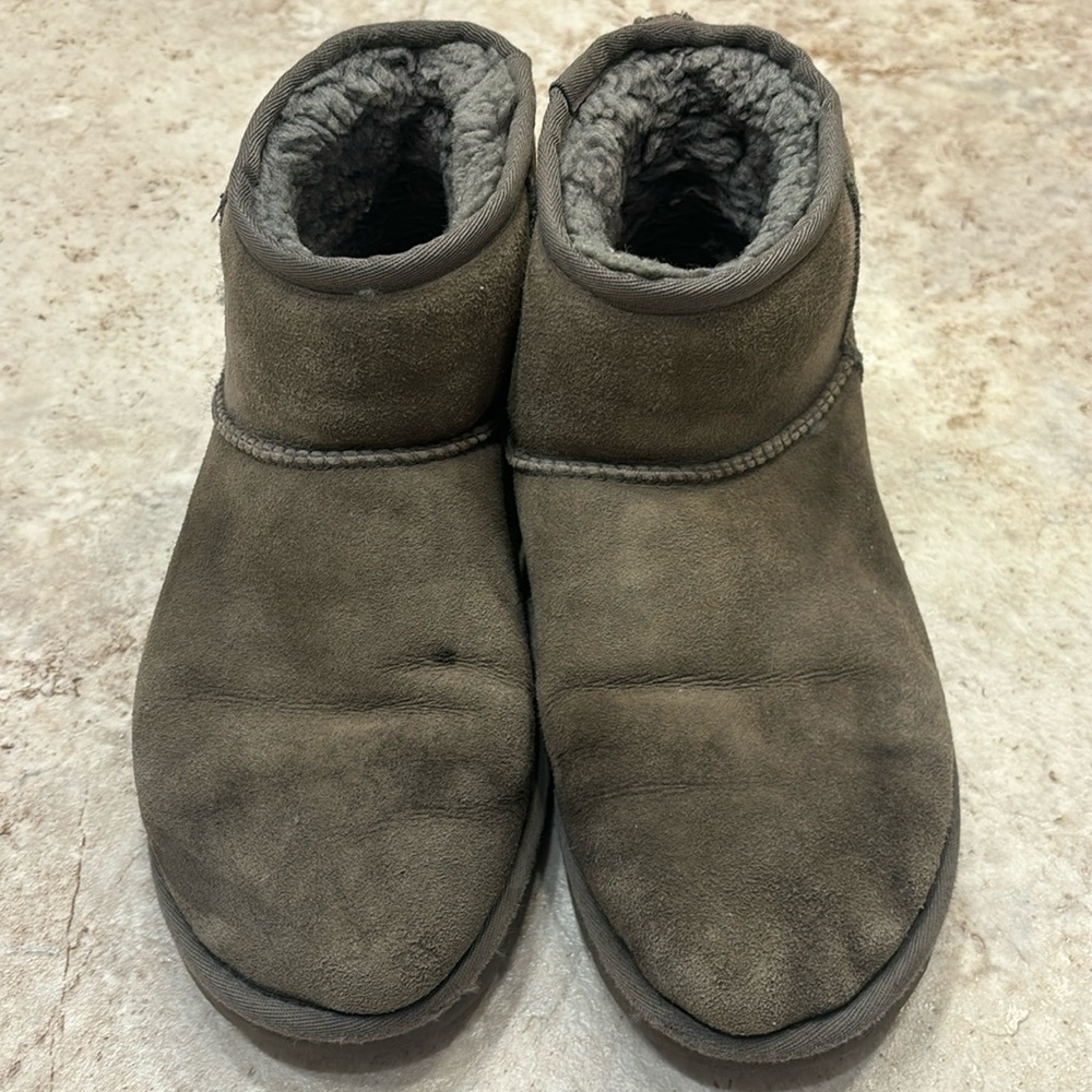 Grey UGG Ankle Boots